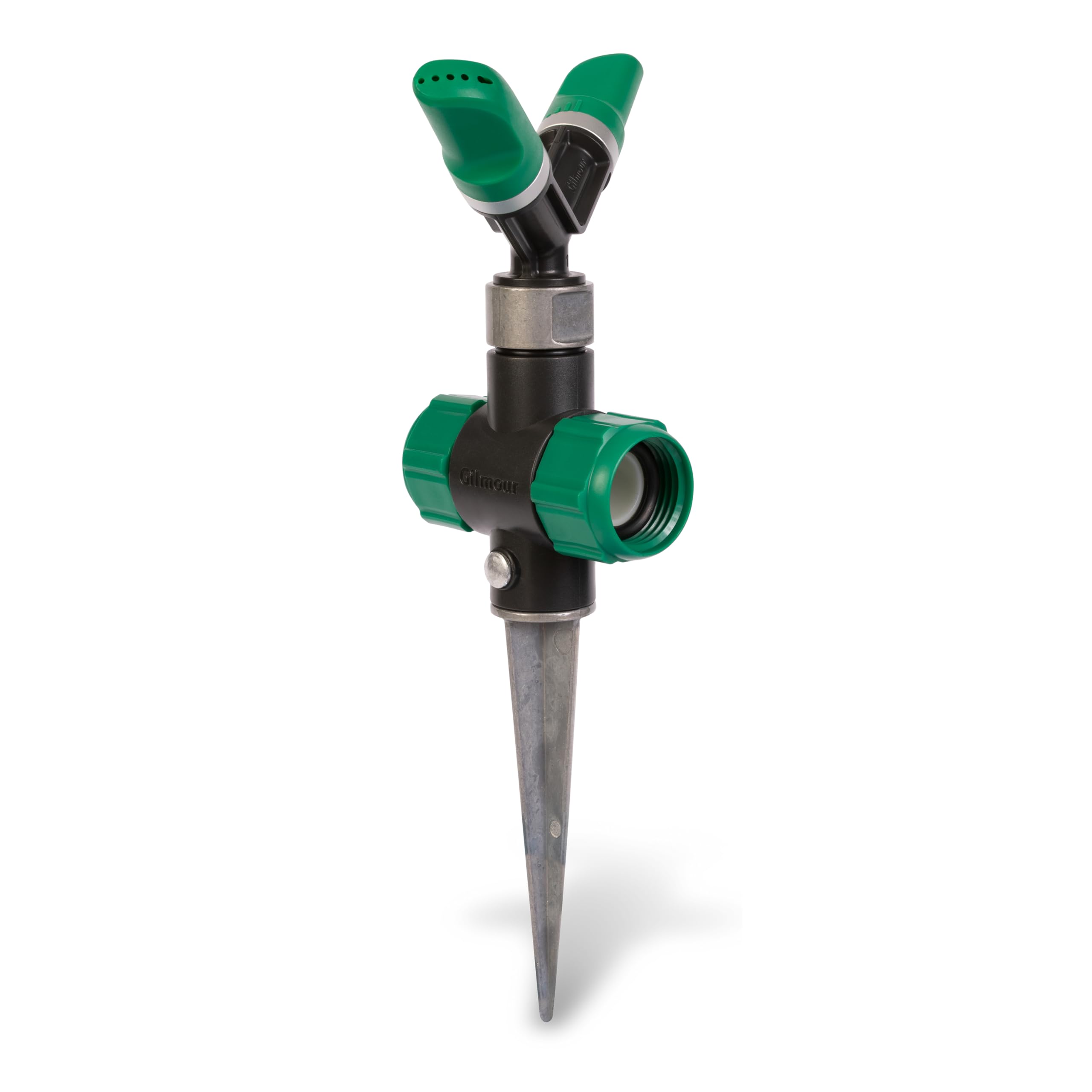 Gilmour Adjustable Spinning Sprinkler with Spike Base, Whirling Sprinkler Head for 360 Degree Coverage in Flower Beds and Vegetable Gardens - Image 3