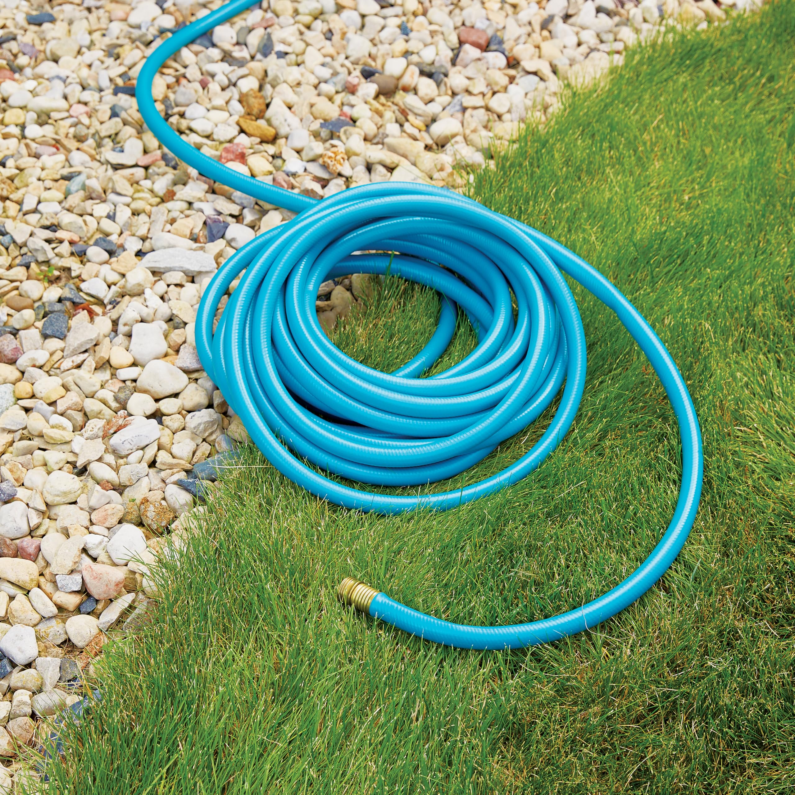 Gilmour Medium Duty 5/8" x 150' Garden Hose, Flexible and Kink Resistant Outdoor Hose, Blue - Image 7