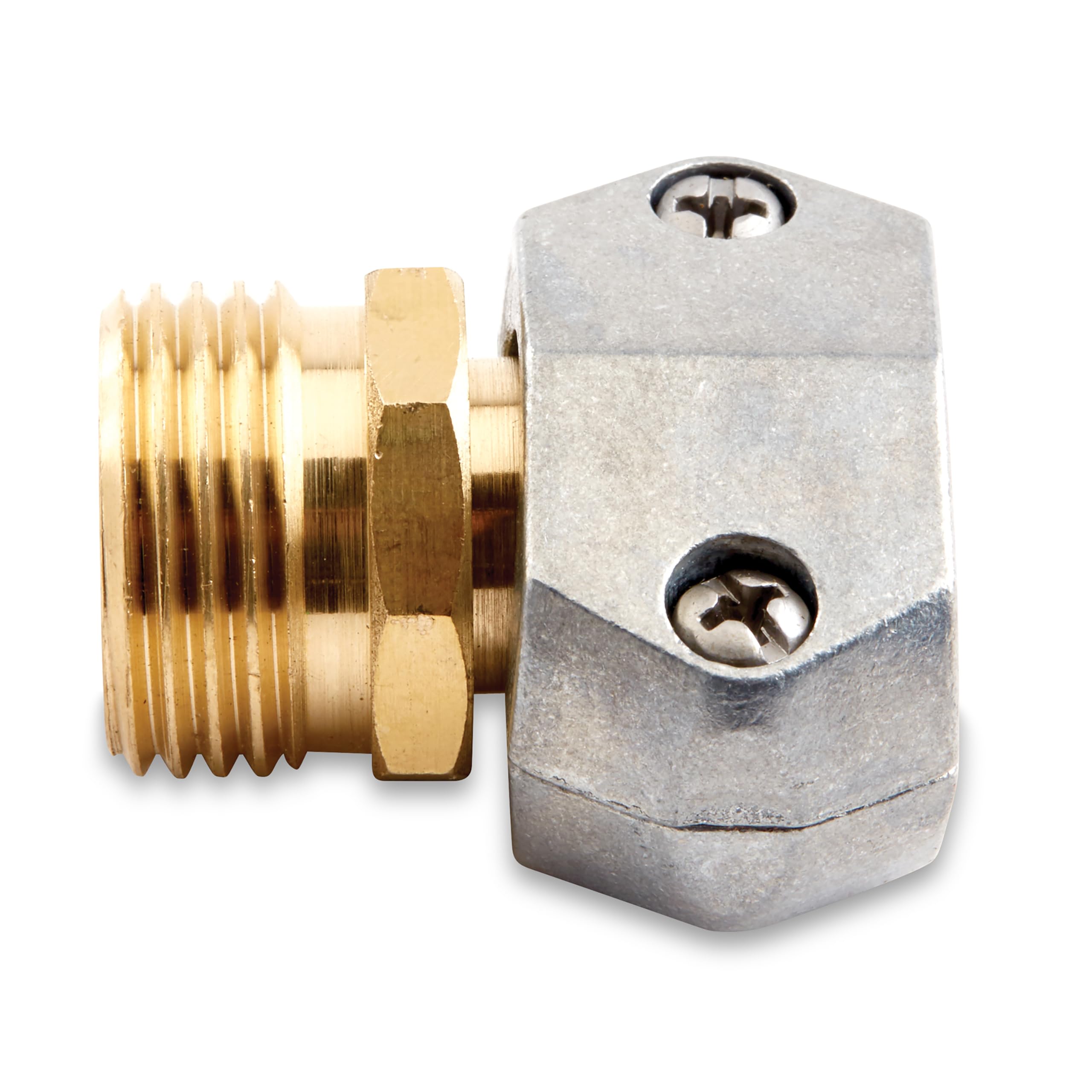 Gilmour Pro Brass Garden Hose Repair Kit Clamp Mender, Male Hose End Repair for 5/8" and 3/4" Water Hose Fittings - Image 3