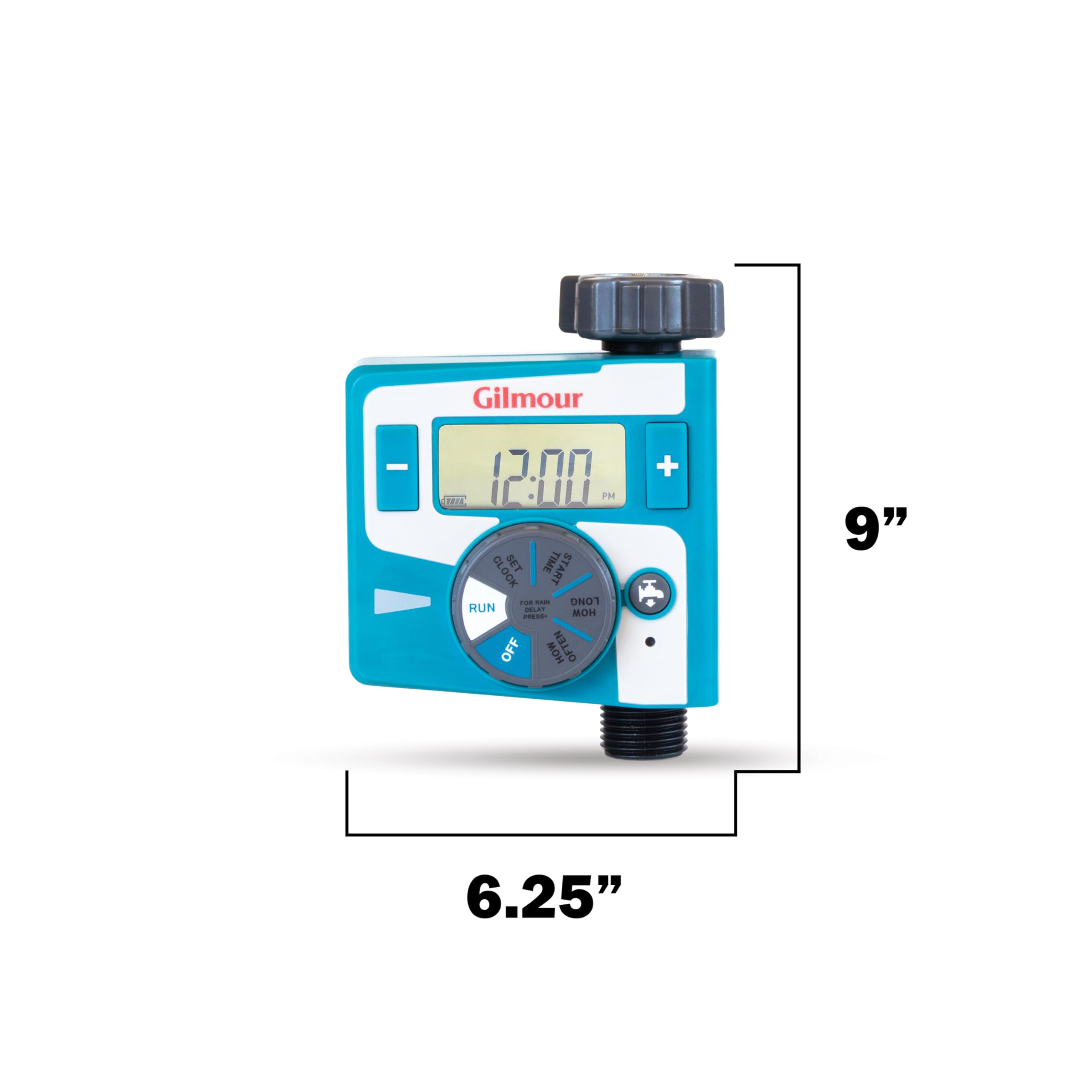 Gilmour Single Outlet Electronic Water Timer for Garden Hose, Irrigation Timer for Sprinklers and Drip Lines, Blue - Image 4